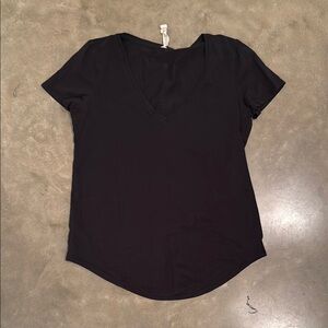 Lululemon Classic Black V-Neck Women's Top